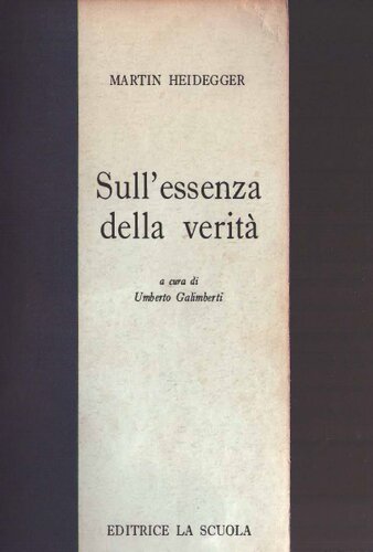 Sull'essenza della verità