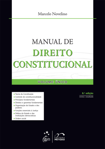 Manual de direito constitucional. Volume único (8a. ed.)