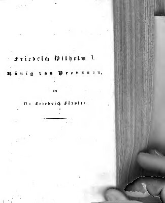 Friedrich Wilhelm I. König von Preussen
