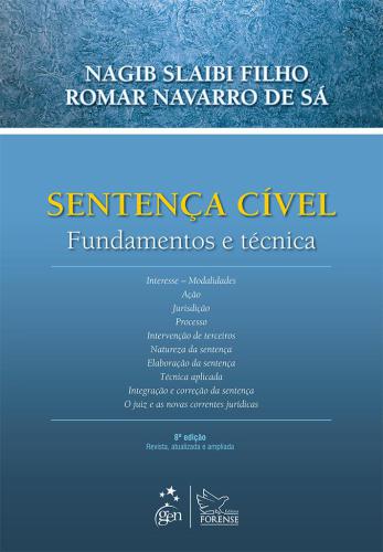 Sentença cível: fundamentos e técnica (8a. ed.)