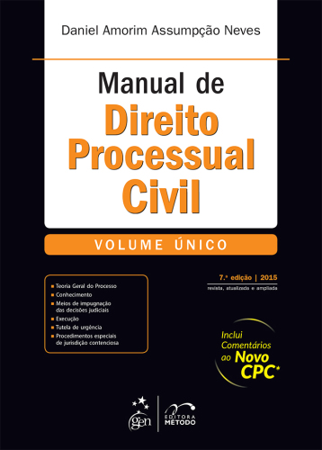Manual de Direito Processual Civil - Volume Único