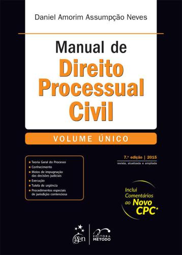 Manual de Direito Processual Civil - Volume Único