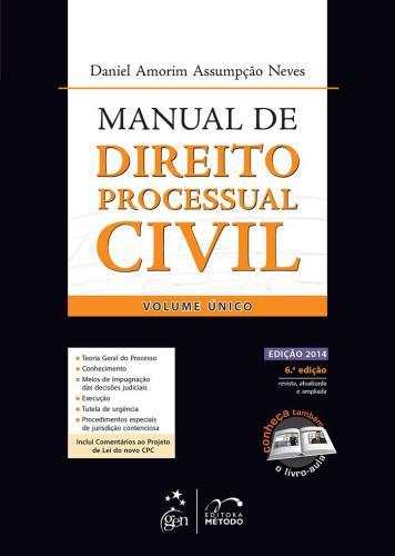 Manual de direito processual civil Volume Único (6a. ed.)