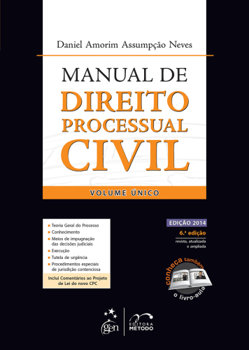 Manual de direito processual civil Volume Único (6a. ed.)