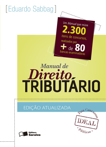 MANUAL DE DIREITO TRIBUTÁRIO