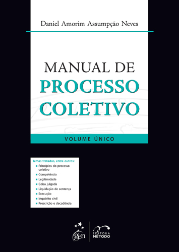 Manual de processo coletivo. Volume único