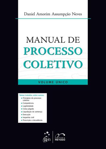 Manual de processo coletivo. Volume único