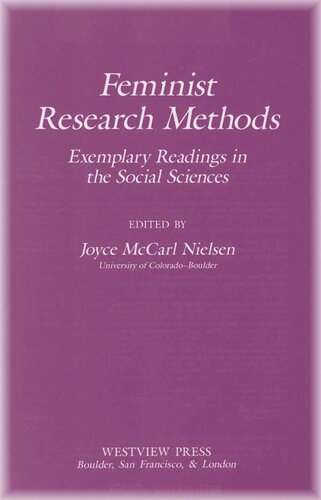 Feminist research methods : exemplary readings in the social sciences
