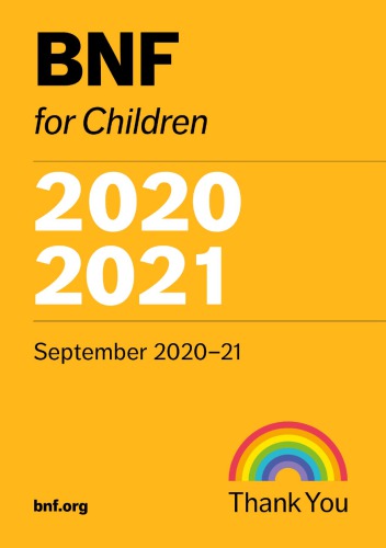 BNF for Children 2020-2021 (British National Formulary for Children)