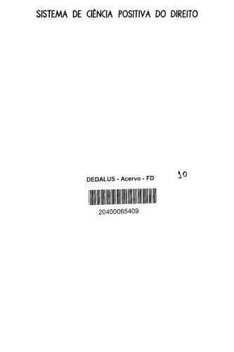 Sistema de ciência positiva do direito