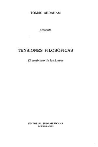 Tensiones Filosóficas
