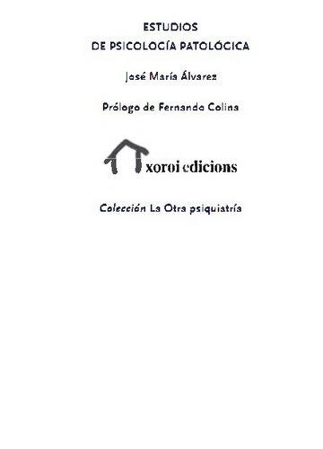 Estudios De Psicologia Patologica