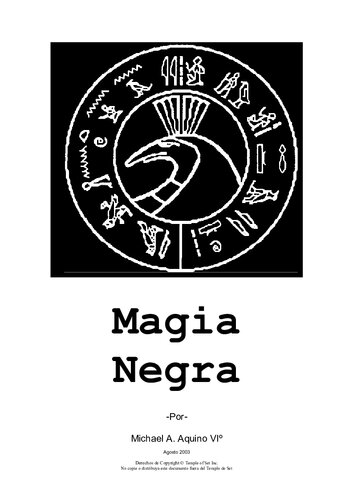 MAGIA NEGRA