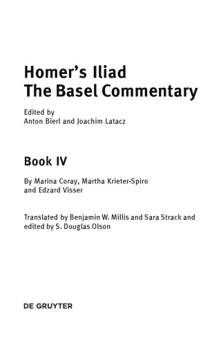 Homer’s Iliad: Book IV