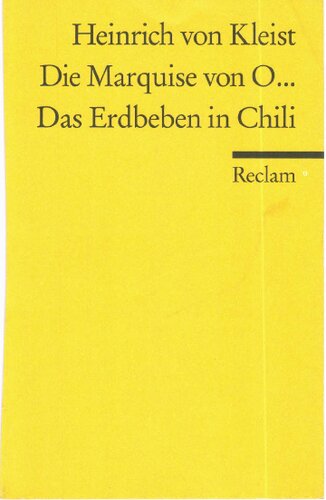 Die Marquise von O & Das Erdbeben in Chili