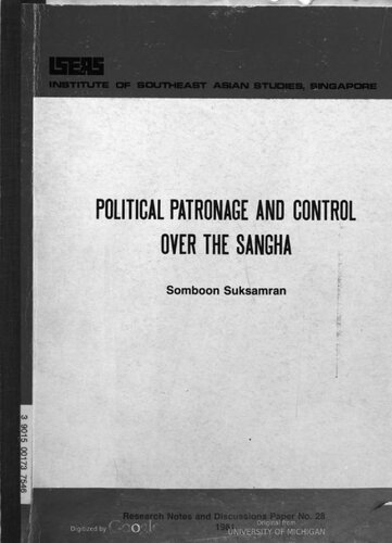 Political patronage and control over the sangha