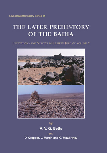 The Later Prehistory of the Badia: Excavations and Surveys in Eastern Jordan