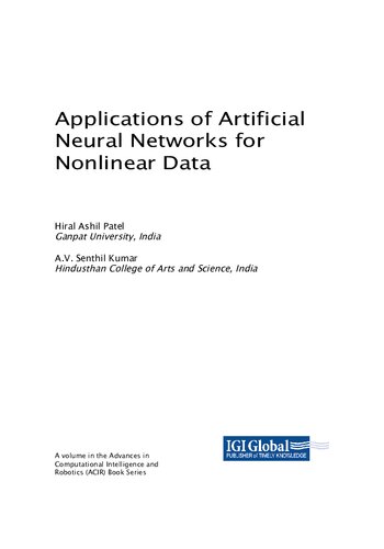 Applications of Artificial Neural Networks