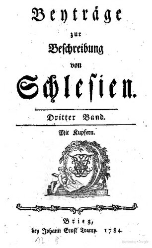 Beyträge zur Beschreibung von Schlesien