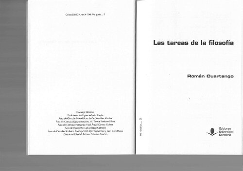 Las Tareas De La Filosofia