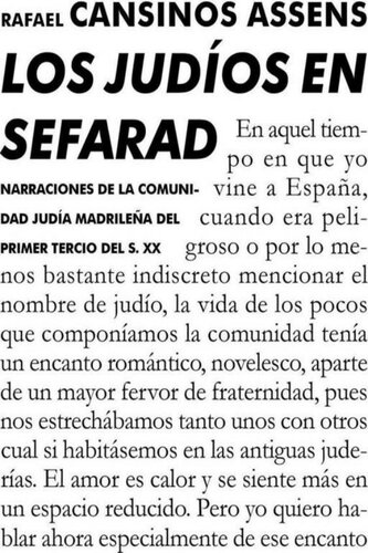 Los judíos en Sefarad