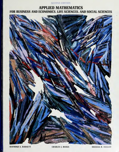 Applied mathematics for business and economics, life sciences, and social sciences