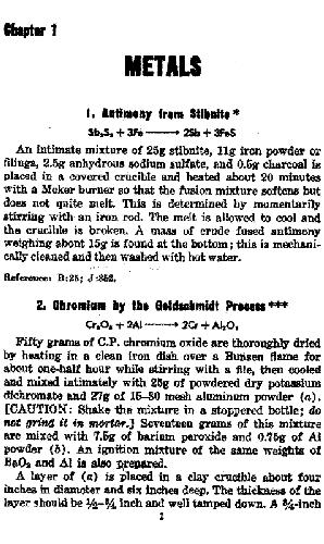 Inorganic Laboratory Preparations