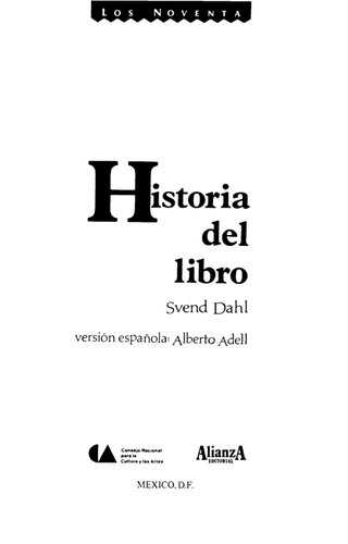 Historia del libro