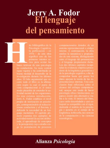 El Lenguaje Del Pensamiento