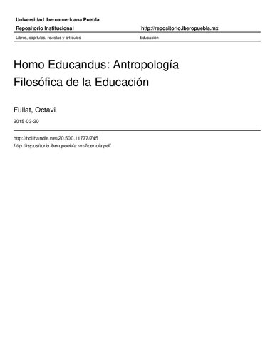 Homo Educandus