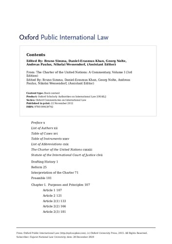 The Charter of the United Nations : a commentary