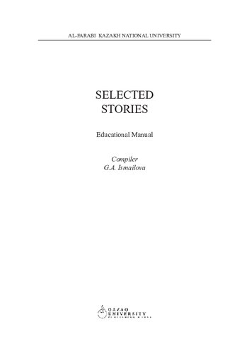 Selected Stories: educational manual