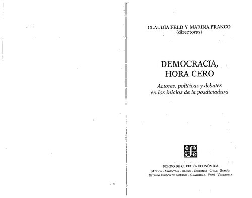 Democracia Hora Cero