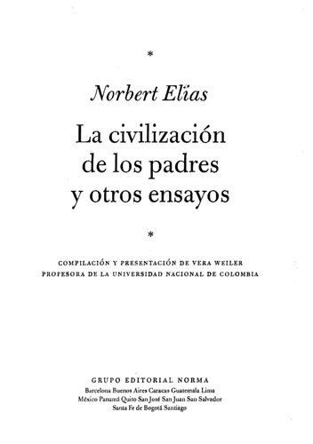 La civilización de los padres y otros ensayos