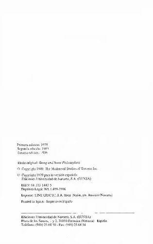 El Ser Y Los Filosofos