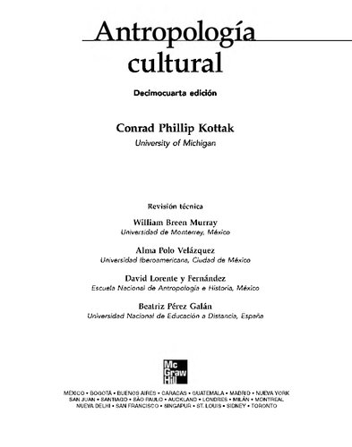 Antropología cultural