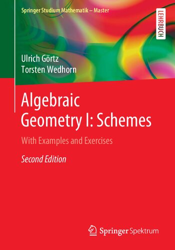 Algebraic Geometry I: Schemes