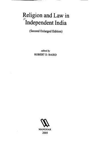 Religion and law in independent India