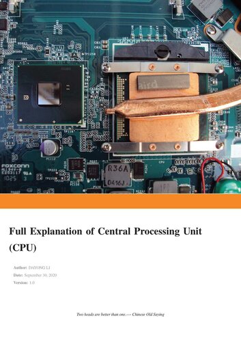 Full Explanation of Central Processing Unit (CPU)