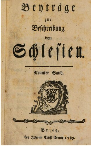 Beyträge zur Beschreibung von Schlesien
