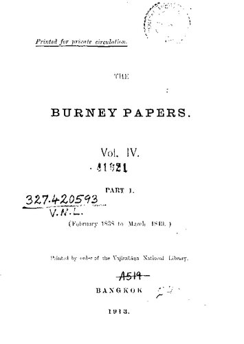 The Burney Papers