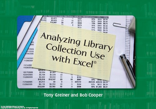 Analyzing library collection use with Excel