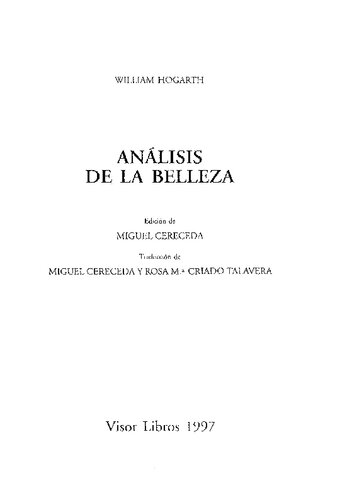 Analisis De La Belleza