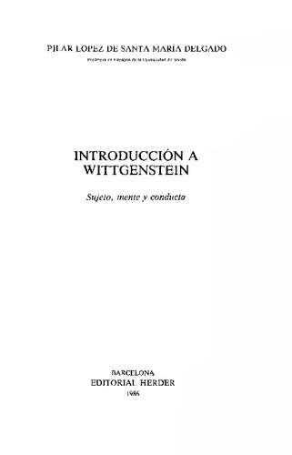 Introduccion A Wittgenstein