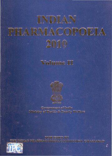 Indian Pharmacopoeia Vol.2