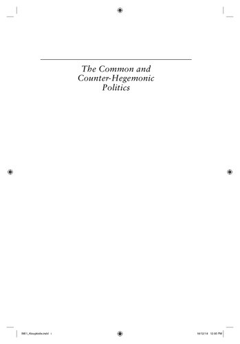 The Common and Counter-Hegemonic Politics