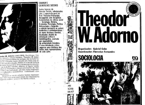 Theodor Adorno - Coleção Grandes Cientistas Sociais