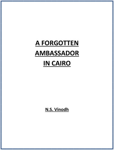 A Forgotten Ambassador in Cairo