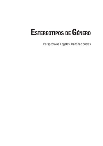 Estereotipos De Genero