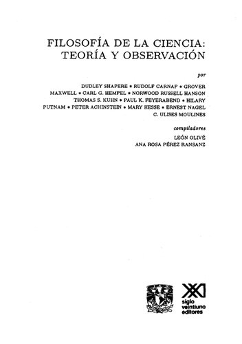 Filosofia De La Ciencia